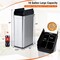 Touchless 16 Gallon Trash Can with Automatic Wing Lids and Anti-Fingerprint Finish